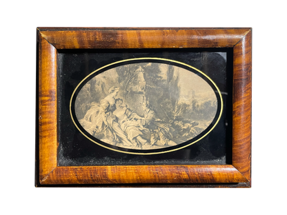 Small Antique Picture Frame Box