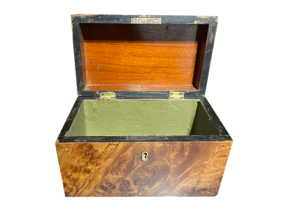 Antique Walnut Box with Rounded Top