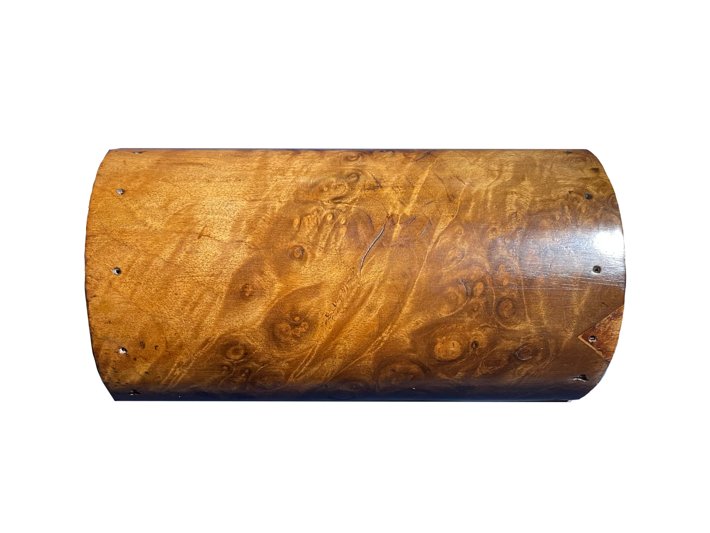 Antique Walnut Box with Rounded Top